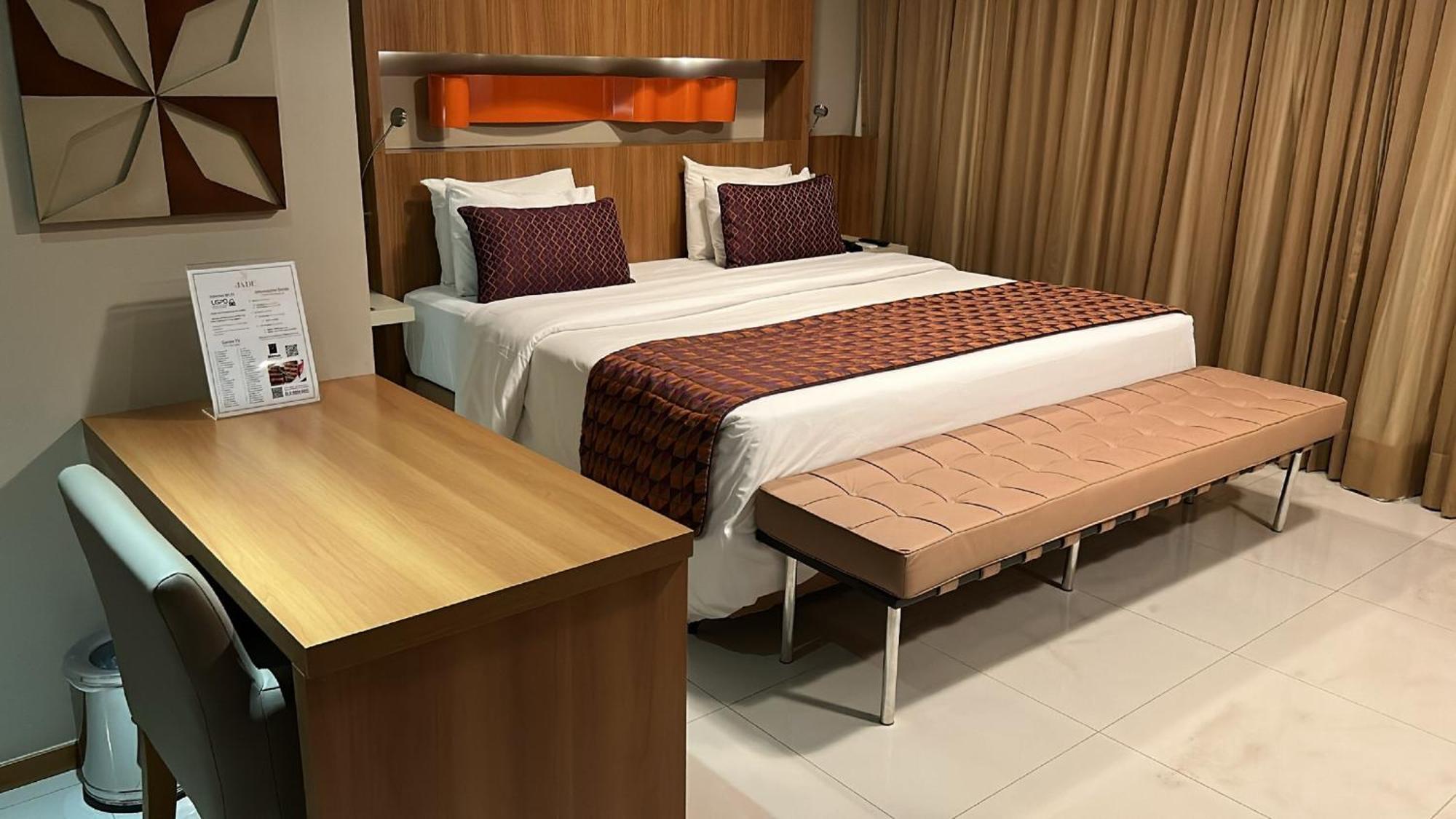 Jade Hotel Brasília Candangolandia Exteriér fotografie A bedroom at the hotel