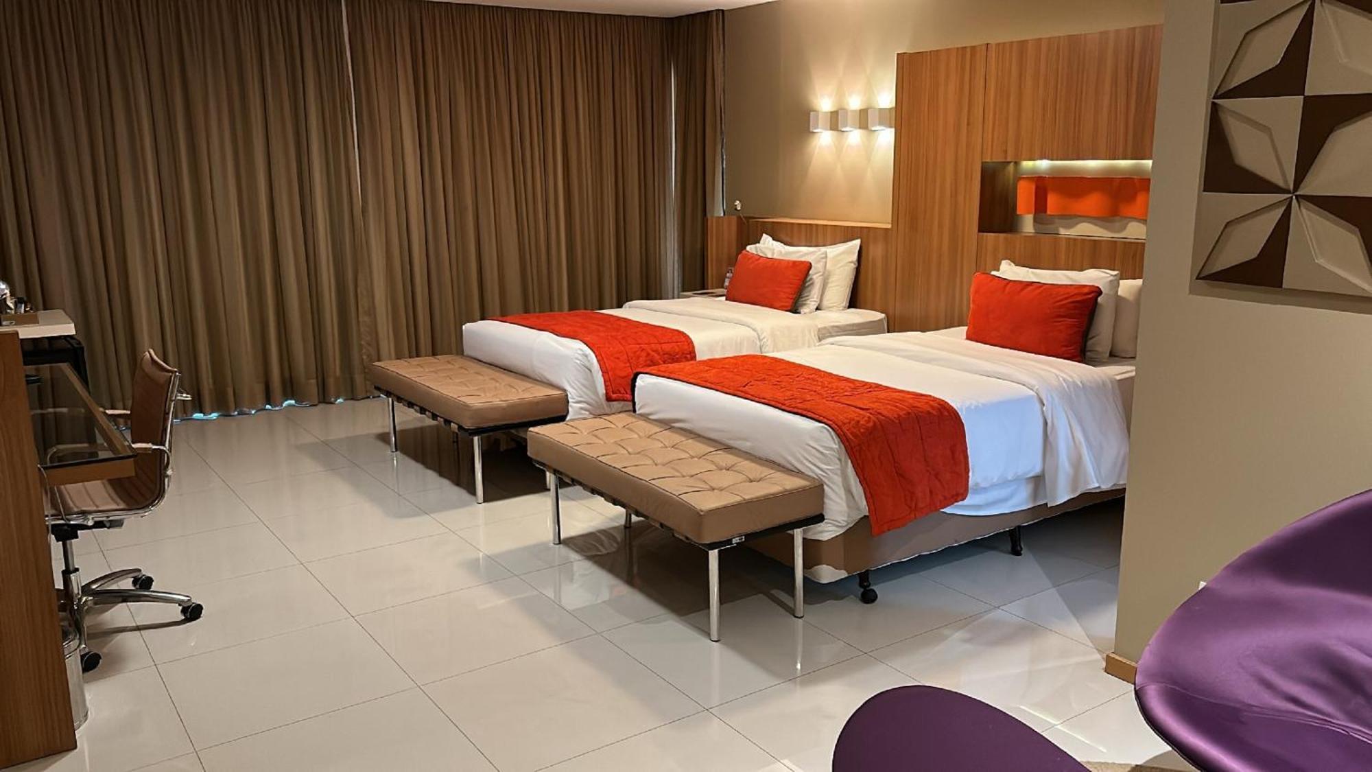 Jade Hotel Brasília Candangolandia Exteriér fotografie A room at the hotel
