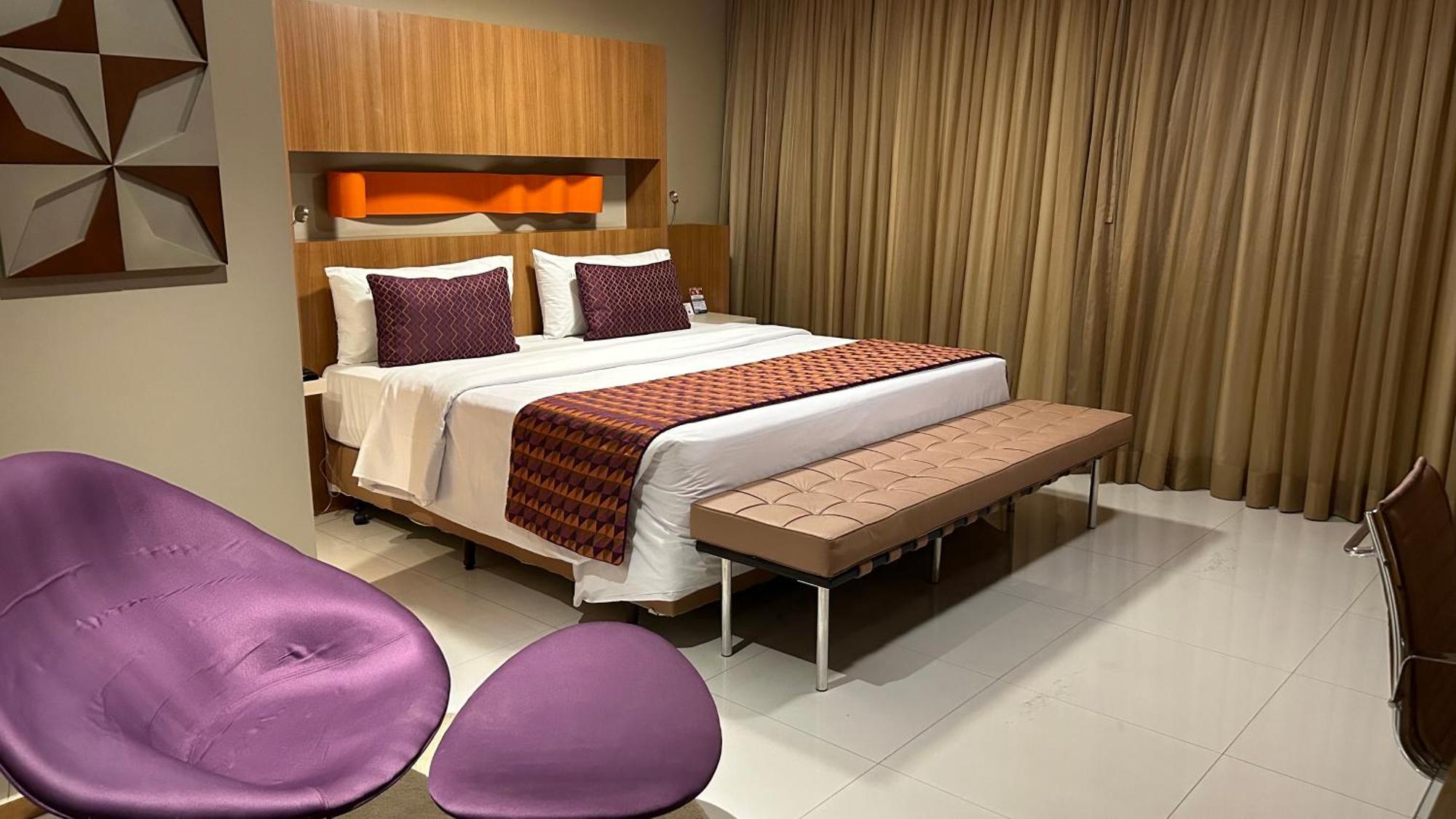 Jade Hotel Brasília Candangolandia Exteriér fotografie A bedroom at the hotel